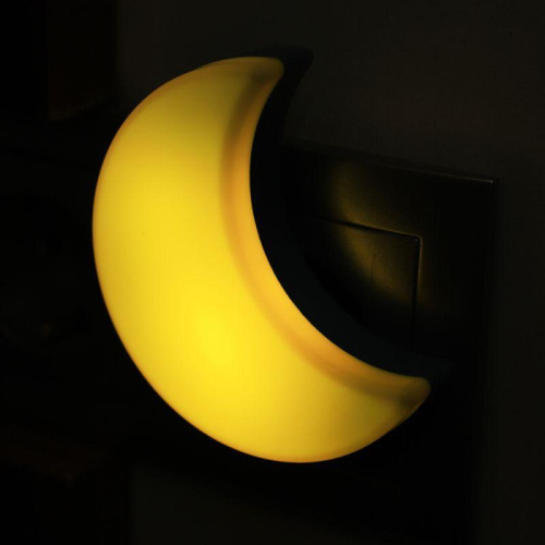 Светильник светодиодный NL-244 "Месяц" 220В ночник с выкл. желт. Camelion 14264 фото 6