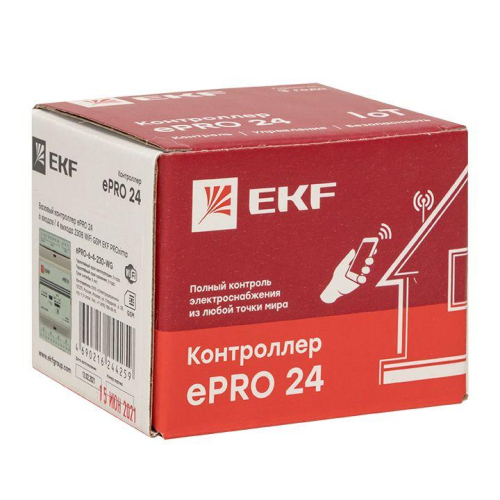 Контроллер базовый ePRO удаленного управления 6вх/4вых 230В WiFi GSM PROxima EKF ePRO-6-4-230-WG фото 5
