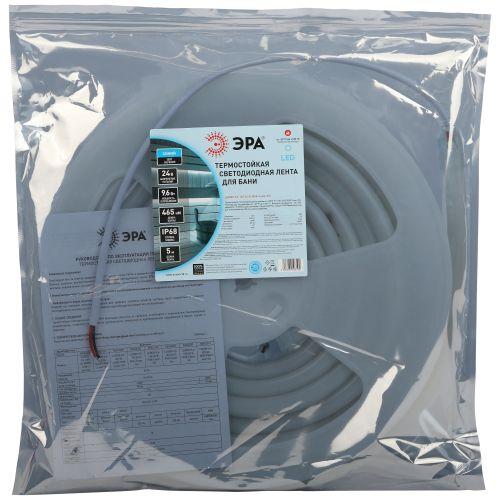 Лента светодиодная LS2835-9.6-120-24-B-IP68-5м 24В термостойкая для бани в комплекте: 2 заглушки; 10 крепежей син. (уп.5м) Эра Б0062350 фото 3 Лента светодиодная LS2835-9.6-120-24-B-IP68-5м 24В термостойкая для бани в комплекте: 2 заглушки; 10 крепежей син. (уп.5м) Эра Б0062350 фото 3
