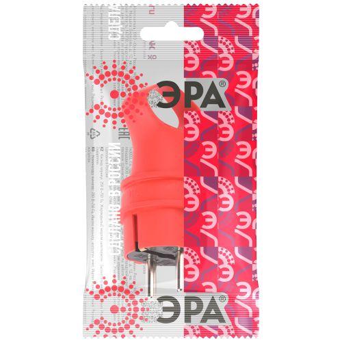 Вилка угловая VX12-R-IP44 16А IP44 с заземл. с кольцом каучук красн. Эра Б0069324 фото 2 Вилка угловая VX12-R-IP44 16А IP44 с заземл. с кольцом каучук красн. Эра Б0069324 фото 2