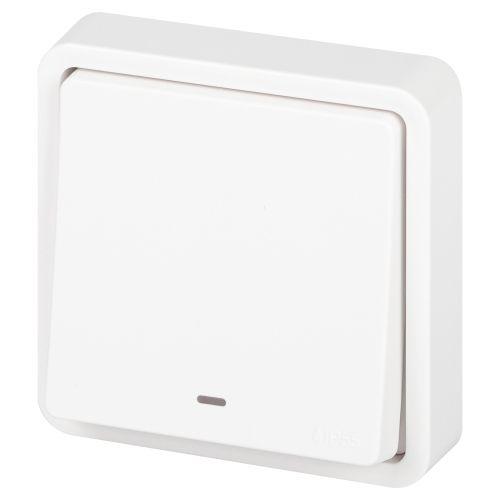 Переключатель Эксперт 11-1527-01 с подсветкой IP55 10АХ-250В СУ бел. Эра Б0063253 Переключатель Эксперт 11-1527-01 с подсветкой IP55 10АХ-250В СУ бел. Эра Б0063253