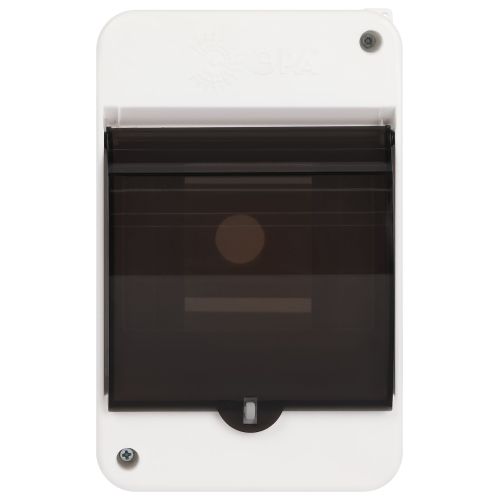Корпус навесной SIMPLE КМПн 1/4 IP30 пластик.; прозр. крышка; бел. Эра Б0069239 фото 2 Корпус навесной SIMPLE КМПн 1/4 IP30 пластик.; прозр. крышка; бел. Эра Б0069239 фото 2