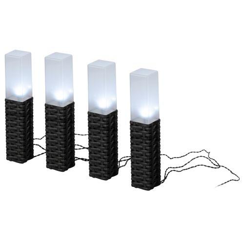 Светильник садовый Ротанг высота 41см 4LED на солнечной батарее (уп.4шт) Эра Б0062362 Светильник садовый Ротанг высота 41см 4LED на солнечной батарее (уп.4шт) Эра Б0062362