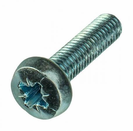 Винт 6х12 с полусферической головкой и крестообразным шлицем DIN 7985 EKF wp6x12 Винт 6х12 с полусферической головкой и крестообразным шлицем DIN 7985 EKF wp6x12