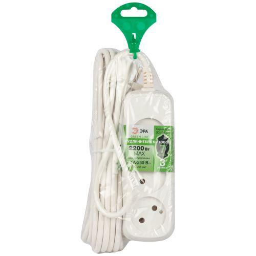 Удлинитель 3х7м без заземл. ПВС 2х1 UDL-10-370 Greenline Эра Б0065031 фото 2 Удлинитель 3х7м без заземл. ПВС 2х1 UDL-10-370 Greenline Эра Б0065031 фото 2