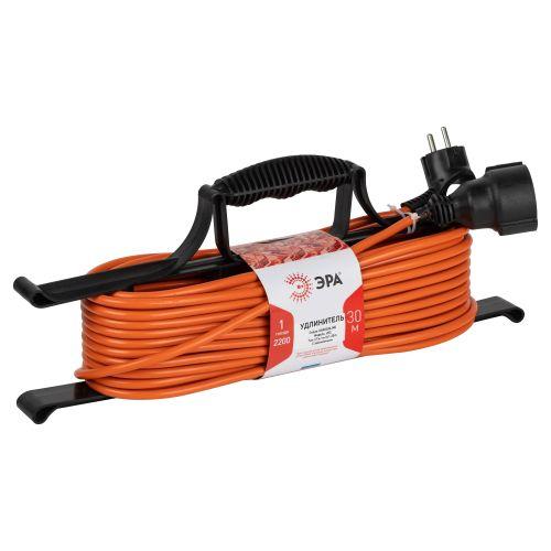 Удлинитель-шнур на рамке 1х30м с заземл. UFx-1e-3x1-30m ПВС 3х1 Эра Б0048667 Удлинитель-шнур на рамке 1х30м с заземл. UFx-1e-3x1-30m ПВС 3х1 Эра Б0048667