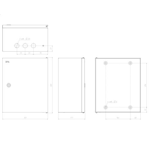 Корпус ЩМПг-03 360x300x175 IP54 SHMPg-03_IP54_SIMPLE метал. Эра Б0047693 фото 4 Корпус ЩМПг-03 360x300x175 IP54 SHMPg-03_IP54_SIMPLE метал. Эра Б0047693 фото 4