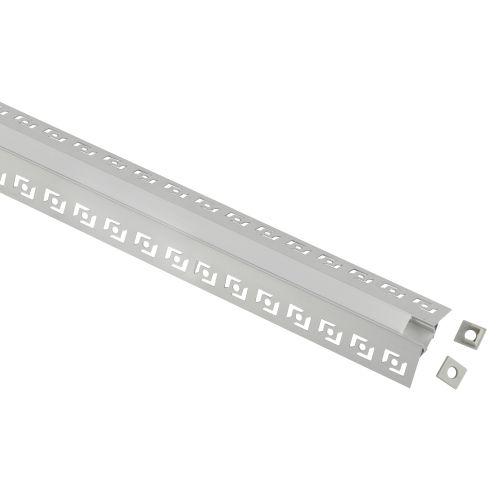 Комплект с анодированным профилем под штукатурку 5022 для внешнего угла 50х22мм 2.5м Эра Б0062867 Комплект с анодированным профилем под штукатурку 5022 для внешнего угла 50х22мм 2.5м Эра Б0062867