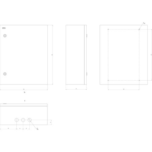 Корпус ЩМП-06 500х400х175 IP31 NO_SIMPLE_SHMP-06_IP31 метал. SIMPLE Эра Б0041657 фото 2 Корпус ЩМП-06 500х400х175 IP31 NO_SIMPLE_SHMP-06_IP31 метал. SIMPLE Эра Б0041657 фото 2
