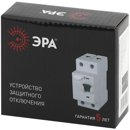 Выключатель дифференциального тока (УЗО) 1P+N 25А 10мА ВД1-63 Pro NO-902-48 ЭРА Б0031889 фото 2 Выключатель дифференциального тока (УЗО) 1P+N 25А 10мА ВД1-63 Pro NO-902-48 ЭРА Б0031889 фото 2