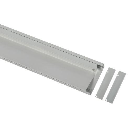 Комплект с накладным анодированным профилем 8018 80х18мм 2м Эра Б0062819 Комплект с накладным анодированным профилем 8018 80х18мм 2м Эра Б0062819