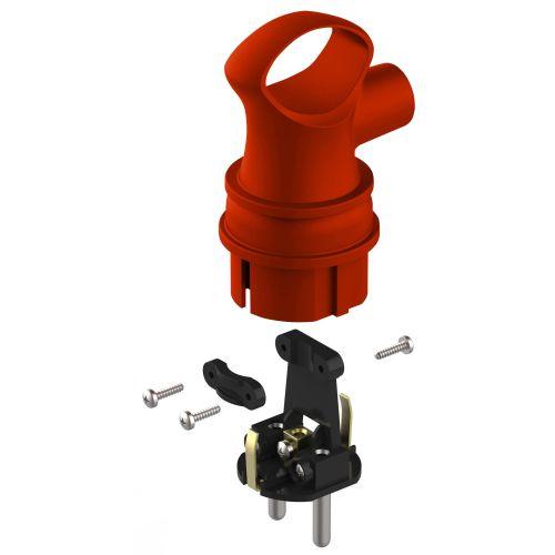 Вилка угловая VX12-R-IP44 16А IP44 с заземл. с кольцом каучук красн. Эра Б0069324 фото 4 Вилка угловая VX12-R-IP44 16А IP44 с заземл. с кольцом каучук красн. Эра Б0069324 фото 4
