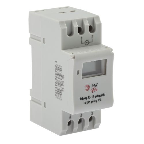 Таймер PRO NO-903-40 ТЭ-15 цифровой на Din-рейку 16А Эра Б0050656 Таймер PRO NO-903-40 ТЭ-15 цифровой на Din-рейку 16А Эра Б0050656