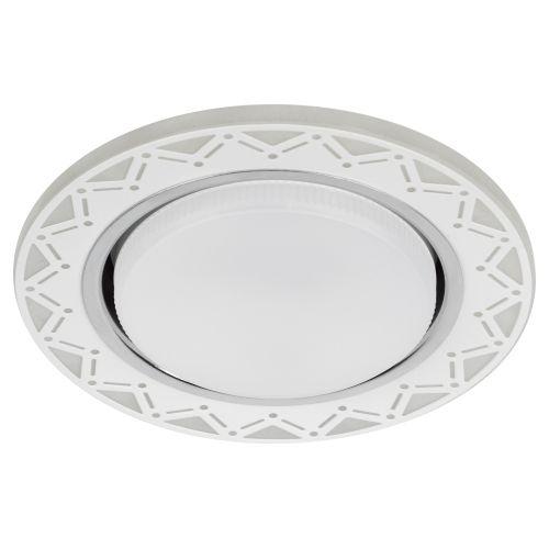 Светильник светодиодный точечный DK LD27 WH/WH GX53 декор со светодиод. подсветкой бел./бел. ЭРА Б0037388 Светильник светодиодный точечный DK LD27 WH/WH GX53 декор со светодиод. подсветкой бел./бел. ЭРА Б0037388