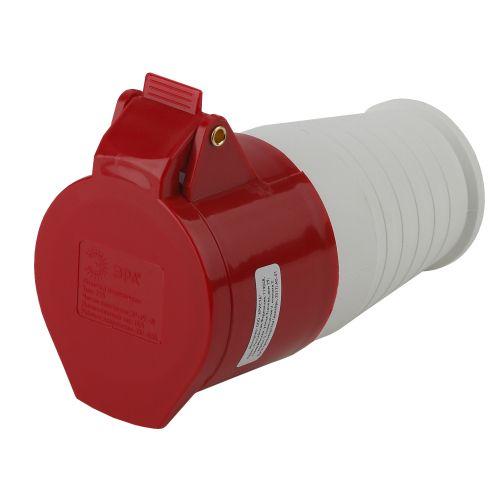 Розетка переносная 215 3Р+РЕ+N 16А 380В IP44 R-16-3P-PE-N-IP44 ЭРА Б0032863 Розетка переносная 215 3Р+РЕ+N 16А 380В IP44 R-16-3P-PE-N-IP44 ЭРА Б0032863