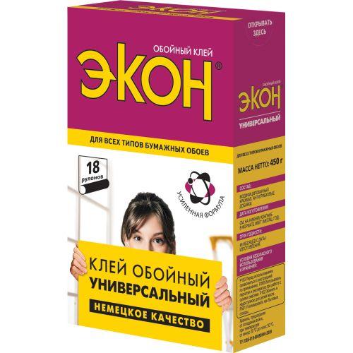 Клей обойный ЭКОН Универсальный 450г Момент Б0023058 Клей обойный ЭКОН Универсальный 450г Момент Б0023058