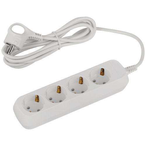 Удлинитель 4х3м с заземл. ПВС 3х0.75 UDL-10-430-E Greenline Эра Б0065061 Удлинитель 4х3м с заземл. ПВС 3х0.75 UDL-10-430-E Greenline Эра Б0065061