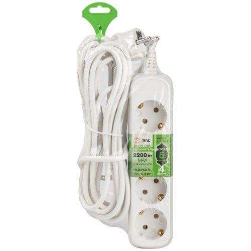 Удлинитель 4х5м с заземл. ПВС 3х0.75 UDL-10-450-E Greenline Эра Б0065060 фото 2 Удлинитель 4х5м с заземл. ПВС 3х0.75 UDL-10-450-E Greenline Эра Б0065060 фото 2