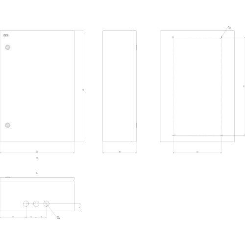 Корпус ЩМПг-07 600х400х175 IP54 SHMPg-07_IP54_SIMPLE метал. Эра Б0047696 фото 3 Корпус ЩМПг-07 600х400х175 IP54 SHMPg-07_IP54_SIMPLE метал. Эра Б0047696 фото 3