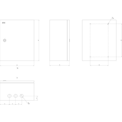 Корпус ЩМП-03 360х300х175 IP31 NO_SIMPLE_SHMP-03_IP31 метал. SIMPLE Эра Б0041654 фото 2 Корпус ЩМП-03 360х300х175 IP31 NO_SIMPLE_SHMP-03_IP31 метал. SIMPLE Эра Б0041654 фото 2