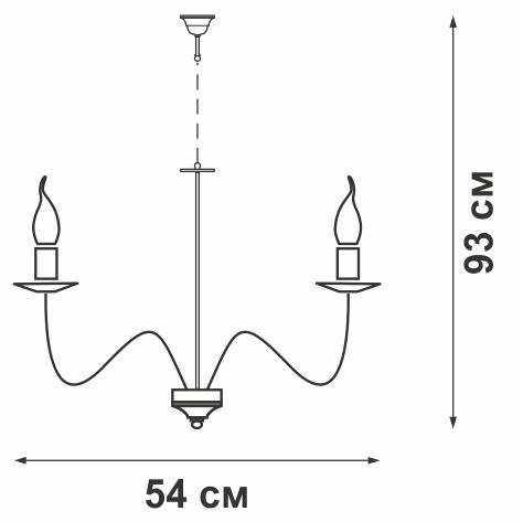 Люстра 5xE14 макс. 40Вт Vitaluce V1301/5 фото 3 Люстра 5xE14 макс. 40Вт Vitaluce V1301/5 фото 3
