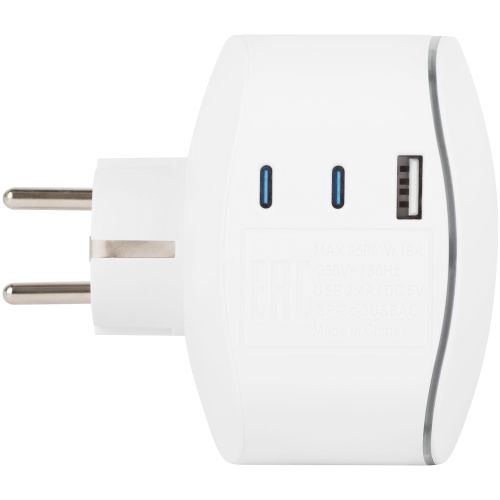 Разветвитель 3-м SP-3e-3USBAC-W + 3 USB A+C с заземл. со шторками 16А бел. Эра Б0069081 фото 3 Разветвитель 3-м SP-3e-3USBAC-W + 3 USB A+C с заземл. со шторками 16А бел. Эра Б0069081 фото 3