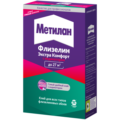 Клей обойный Метилан Флизелин Экстра Комфорт с индикатором 150г Момент Б0065587 Клей обойный Метилан Флизелин Экстра Комфорт с индикатором 150г Момент Б0065587