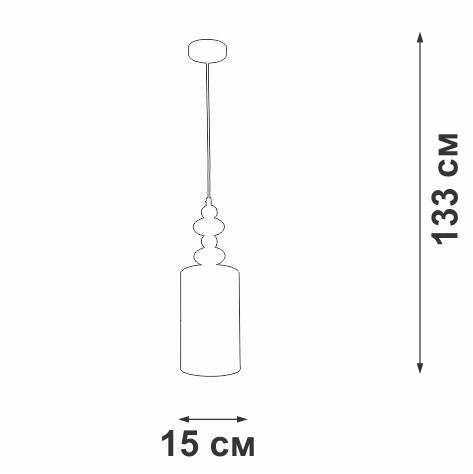 Подвес 1хЕ27 макс. 40Вт Vitaluce V2997-1/1S фото 3 Подвес 1хЕ27 макс. 40Вт Vitaluce V2997-1/1S фото 3