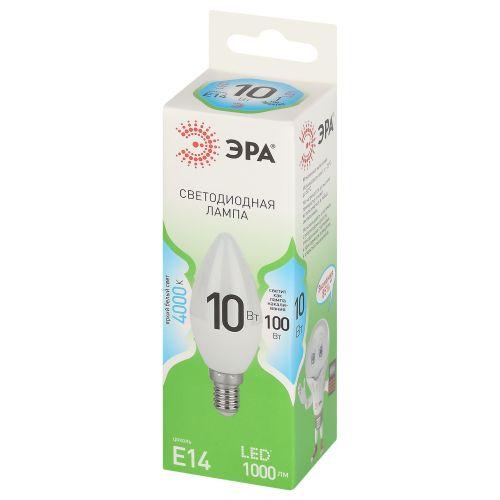 Лампа светодиодная GREEN LINE B35-10W-840-E14 GL 10Вт свеча 4000К яркий свет бел. E14 Эра Б0067093 фото 2 Лампа светодиодная GREEN LINE B35-10W-840-E14 GL 10Вт свеча 4000К яркий свет бел. E14 Эра Б0067093 фото 2