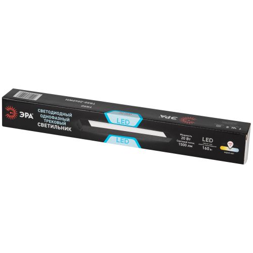 Светильник светодиодный трековый TR50-2040 BK 1ф LED 20Вт 4000К черн. Эра Б0054168 фото 2 Светильник светодиодный трековый TR50-2040 BK 1ф LED 20Вт 4000К черн. Эра Б0054168 фото 2