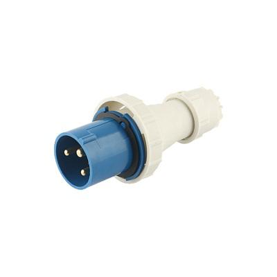 Вилка переносная PPC 033 2Р+РЕ 63А 220В IP67 Pro JazzWay 5072398 Вилка переносная PPC 033 2Р+РЕ 63А 220В IP67 Pro JazzWay 5072398