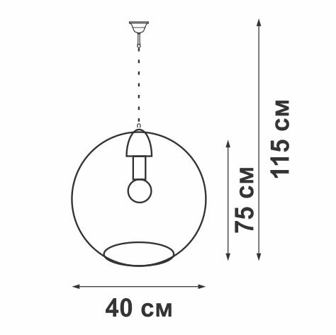Подвес 1хE27 макс. 60Вт Vitaluce V4270-1/1S фото 3 Подвес 1хE27 макс. 60Вт Vitaluce V4270-1/1S фото 3