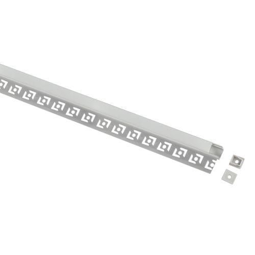 Комплект с анодированным профилем под штукатурку 3313 33х13мм 2.5м Эра Б0062764 Комплект с анодированным профилем под штукатурку 3313 33х13мм 2.5м Эра Б0062764