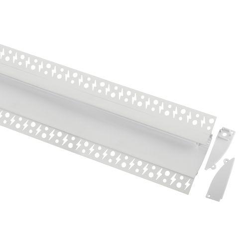 Комплект с анодированным профилем под штукатурку 9818 98х18.8мм 2.5м Эра Б0062845 фото 5 Комплект с анодированным профилем под штукатурку 9818 98х18.8мм 2.5м Эра Б0062845 фото 5