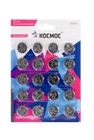 Элемент питания литиевый CR2032 20хBL (уп.20шт) КОСМОС KOC2032BL20 Элемент питания литиевый CR2032 20хBL (уп.20шт) КОСМОС KOC2032BL20