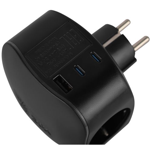 Разветвитель 3-м SP-3e-3USBAC-B + 3 USB A+C с заземл. со шторками 16А черн. Эра Б0069082 фото 7 Разветвитель 3-м SP-3e-3USBAC-B + 3 USB A+C с заземл. со шторками 16А черн. Эра Б0069082 фото 7