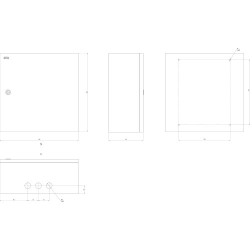 Корпус ЩМП-05 400х400х175 IP31 NO_SIMPLE_SHMP-05_IP31 метал. SIMPLE Эра Б0041656 фото 2 Корпус ЩМП-05 400х400х175 IP31 NO_SIMPLE_SHMP-05_IP31 метал. SIMPLE Эра Б0041656 фото 2