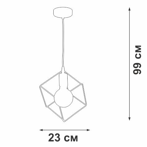 Подвес 1xE27 макс. 40Вт Vitaluce V4557-1/1S фото 2 Подвес 1xE27 макс. 40Вт Vitaluce V4557-1/1S фото 2
