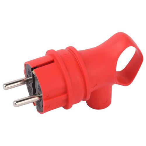 Вилка угловая VX12-R-IP44 16А IP44 с заземл. с кольцом каучук красн. Эра Б0069324 Вилка угловая VX12-R-IP44 16А IP44 с заземл. с кольцом каучук красн. Эра Б0069324