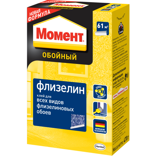 Клей обойный Флизелин 470г Момент Б0059304 Клей обойный Флизелин 470г Момент Б0059304