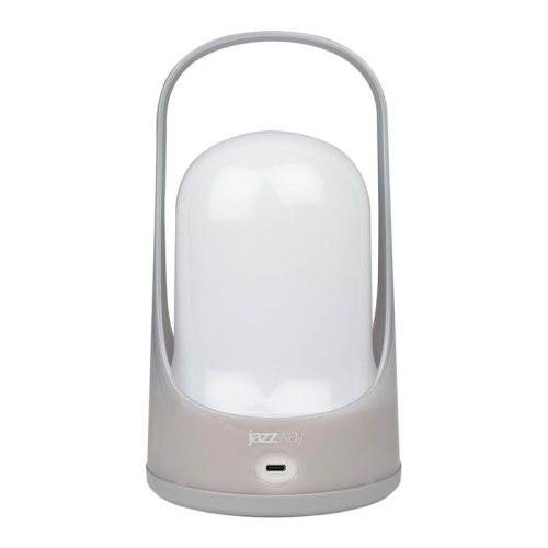 Фонарь светодиодный аккумуляторный кемпинговый Accu5-L60-gy 60SMDх0.5Вт 220/350/650лм 8000-9000К IP20 (Li-ion аккумулятор 3.7В 18650 3600мА.ч) диммер сер. JazzWay 5058323 фото 4