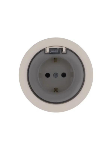 Розетка 1-м СП OSEN IP44 с заземл. с крышкой ПБТ механизм сл. кость LEZARD 743-9088-123BIPCH фото 3 Розетка 1-м СП OSEN IP44 с заземл. с крышкой ПБТ механизм сл. кость LEZARD 743-9088-123BIPCH фото 3