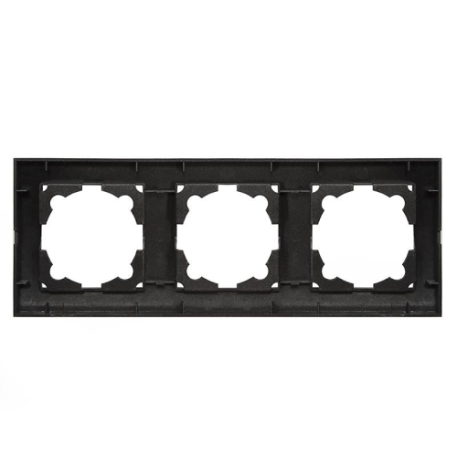 Рамка 3-м Бриллиант горизонт. графит Universal 7947489-Gr фото 3