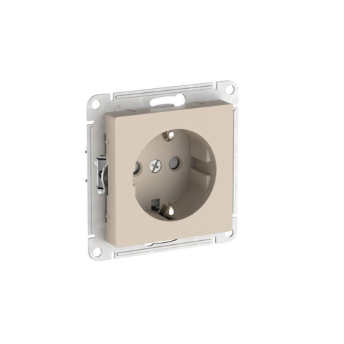 Розетка AtlasDesign 16А с заземл. защ. шторки быстрозажим. клем. механизм песочн. SE ATN001245S Розетка AtlasDesign 16А с заземл. защ. шторки быстрозажим. клем. механизм песочн. SE ATN001245S