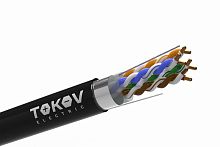 Кабель витая пара F/UTP 4х2х24AWG(0.51мм) кат.5E PE TOKOV PRO Fluke tested (м) TOKOV Eletrcic TKP-C05-F42-5E-305-OD