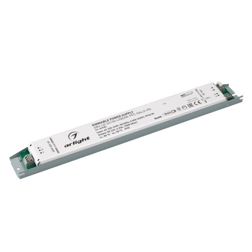 Блок питания ARV-LG-24150-LINEAR-PFC-DALI2-PD 24В 6.25А 150Вт IP20 метал. Arlight 049482