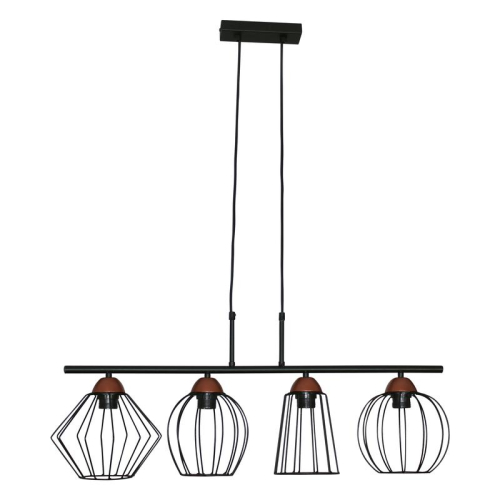 Светильник "Конти" 241 НСБ 01-4х60-109 Е27 (ИМ) подвесной медь черн. муар Элетех 1005405026 Светильник "Конти" 241 НСБ 01-4х60-109 Е27 (ИМ) подвесной медь черн. муар Элетех 1005405026