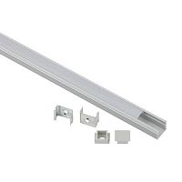 Комплект с накладным анодированным профилем 1612-1m 16х12мм. 1м САВ261 сереб. Эра Б0062813