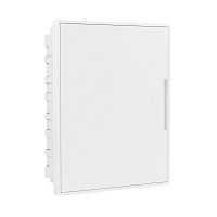 Щиток встраиваемый 24мод. с бел. дверцей с 4 шинами PEN (2шт на 8 отверст. и 2шт на 6 отверст.) бел. DKC F24B1WW