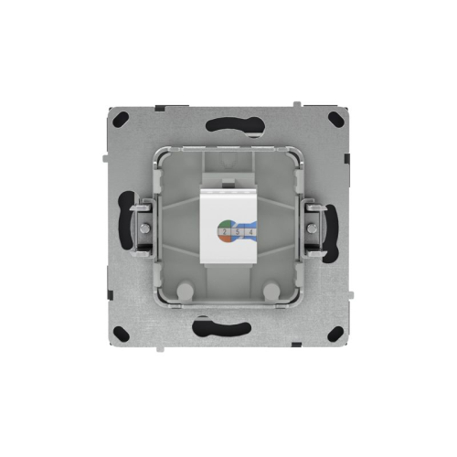 Розетка компьютерная 1-м KANT RJ45 кат.6A без шторки черн. уголь DKC 7012673 фото 3 Розетка компьютерная 1-м KANT RJ45 кат.6A без шторки черн. уголь DKC 7012673 фото 3